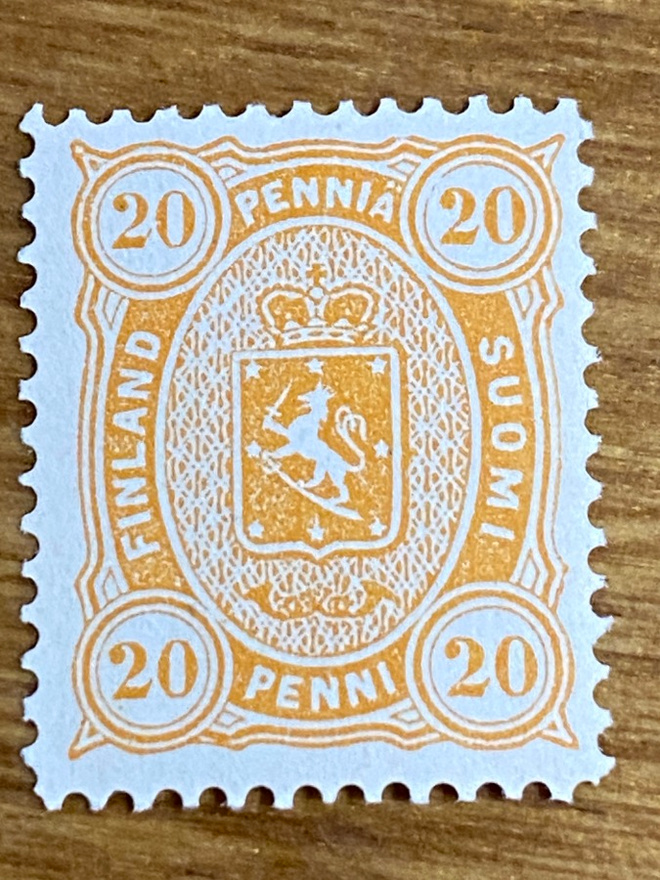 VAAKUNAMERKKI 20 PENNIÄ 1885 L22**