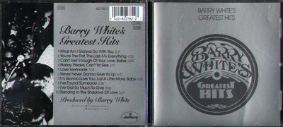 BARRY WHITE . CD-LEVY . BARRY WHITE´S GREATEST HITS