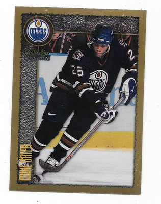 1998-99 OPC Chrome #31 Mike Grier , Edmonton Oilers