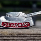 Kuivasaari merkki. Halkaisija - 19 mm. Hyväkuntoinen. - pikkukuva 1