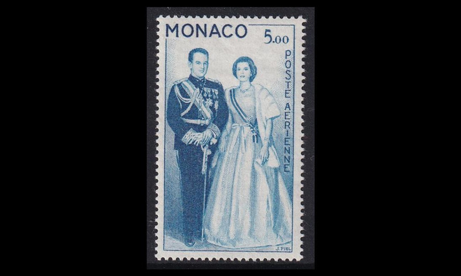 Monaco 656 * Käyttösarja ruhtinaspari 5.00 Fr (1960)