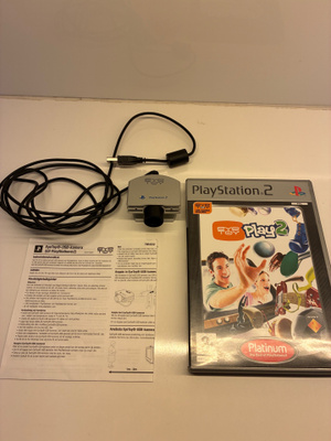Playstation 2 eye toy kamera ja peli