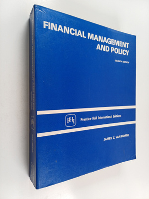 James C. Van Horne : Financial management and policy