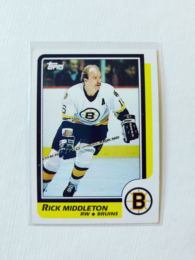 86-87 Topps - Rick Middleton