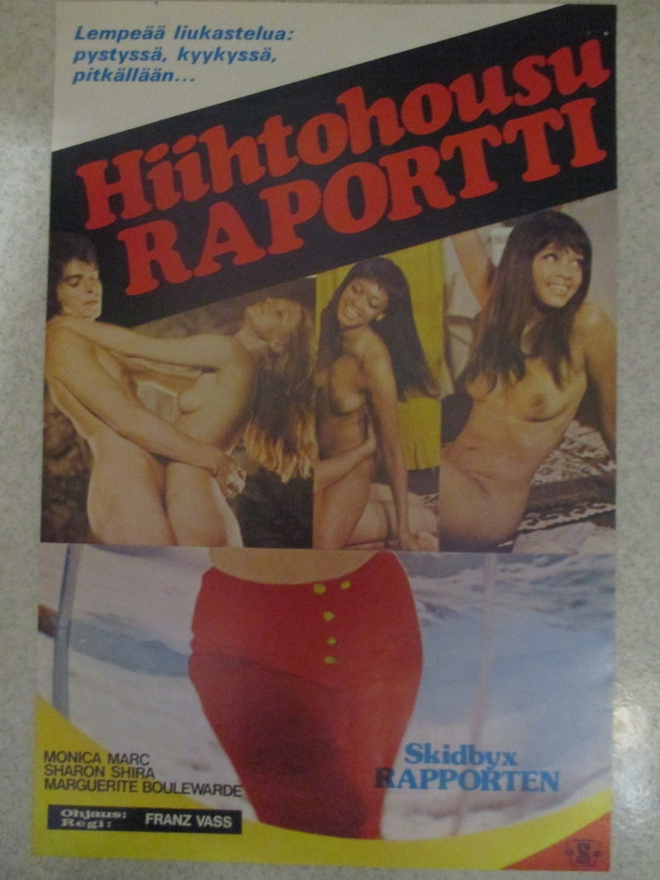 Hiihtohousuraportti (1971) - vanha elokuvajuliste (K-18)