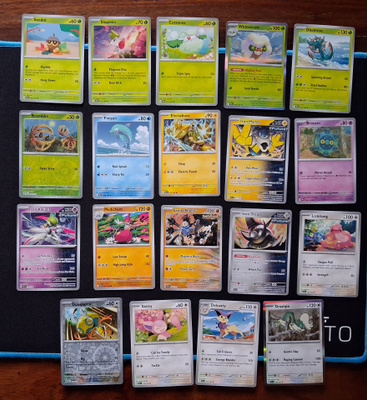 Pokemon kortit 19kpl (#167 Temporal Forces)