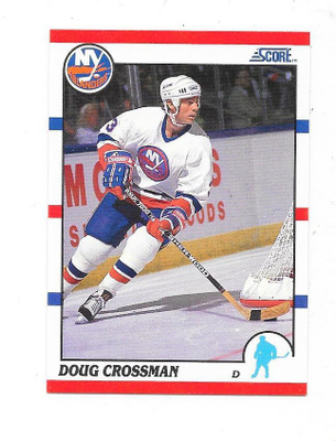 1990-91 Score #59 Doug Crossman NEw York Islanders