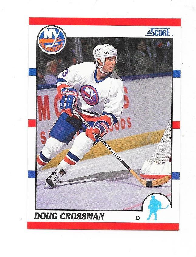 1990-91 Score #59 Doug Crossman NEw York Islanders