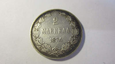 2 markkaa 1874