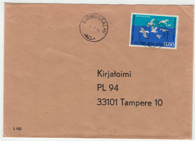 1974 Itämeri loistoleimainen kirje