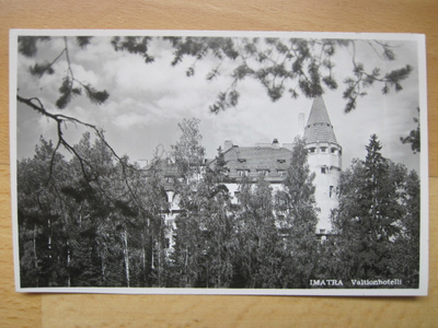 VANHA Postikortti Imatra 1950-l Alkup. Mallikappale