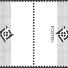 Ål 1993 Sottungan kirkko 1,80 mk välilöpari logo ** LaPe 078 - pikkukuva 2