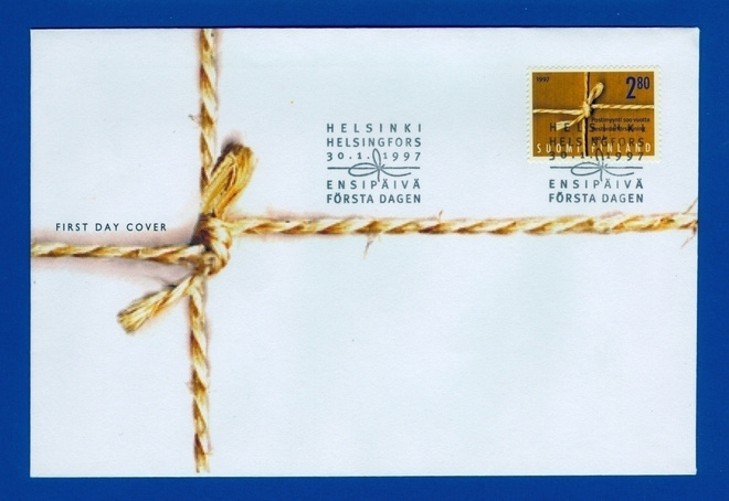 FDC – Postimyynti 100 vuotta 30.1.1997  Lape 1372