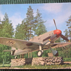 Messerschmitt ME 109G. Utti. Postikortti - pikkukuva 1