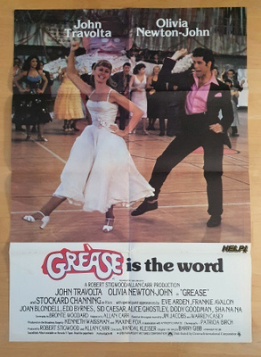 HELP! -lehden Grease – elokuvajuliste 70-luvulta