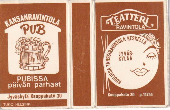 Jyväskylä, Kansanravintola PUB, Teatteri ravintola   b634