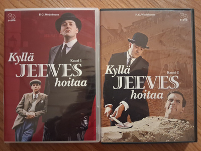 Kyllä Jeeves hoitaa KAUDET 1 ja 2 tupla-DVD:t