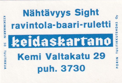Kemi, Keidaskartano    7/11
