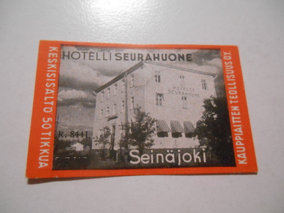 TT Etiketti Hotelli Seurahuone Seinäjoki