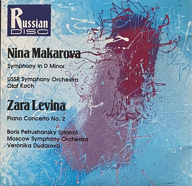 Nina Makarova: Symphony in D Minor - Zara Levina ...  - CD