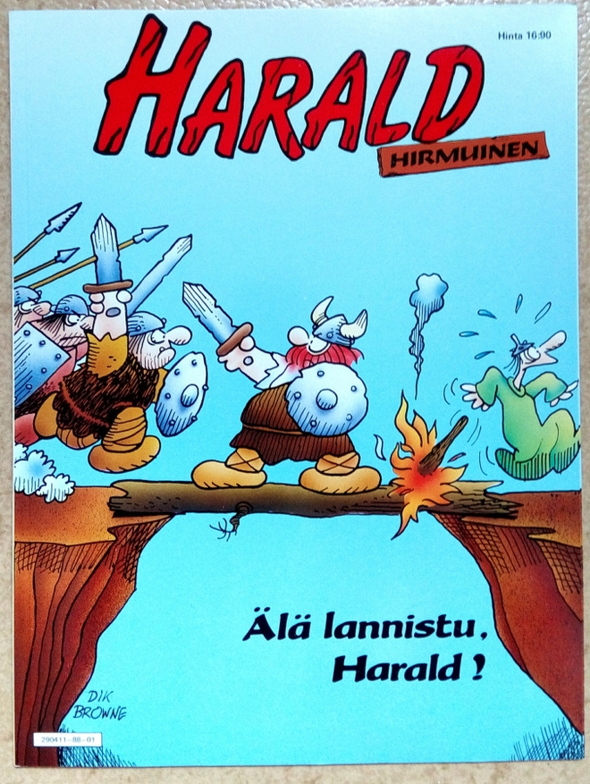 Harald Hirmuinen albumi Älä lannistu Harald , lukematon