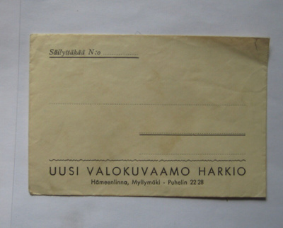 Yrityskirjekuori 1950-luvulta