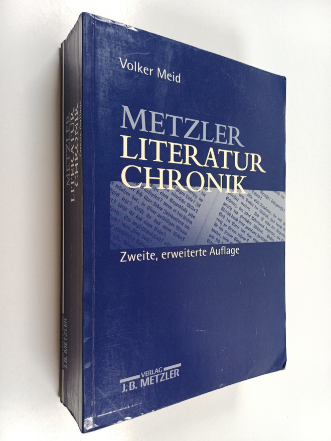 Volker Meid : Metzler Literatur Chronik - Werke deutschsp...