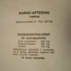 Tampere KARHU APTEEKKI Päänsärkypulveria +Tampere 230v kuori - pikkukuva 3