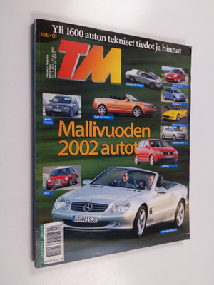 Tekniikan maailma 18E/2001 : Mallivuoden 2002 autot