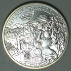 10 Euro juhlaraha Hopea ITÄVALTA  2010  " Erzberges " - pikkukuva 2