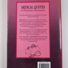 John Daintith ym. : Medical Quotes - A Thematic Dictionary - pikkukuva 2