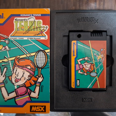 Tennis (Konami, moduuli + kotelo, ei ohjetta)