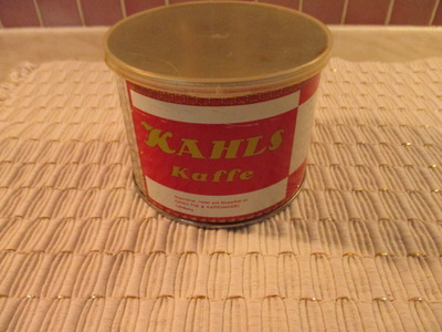 Kahls Kaffe purkki Göteborg Sweden.