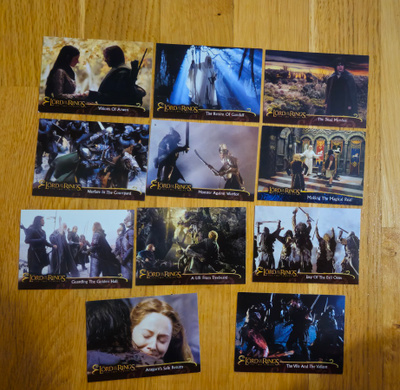 The lord of the rings keräilykortit