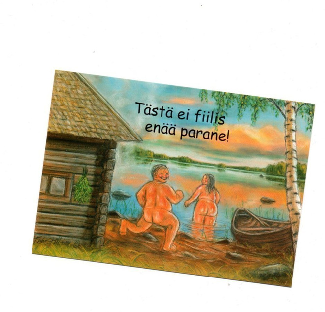 °"TÄSTÄ EI FIILIS ENÄÄ PARANE!"° -KORTTI /Hörölä