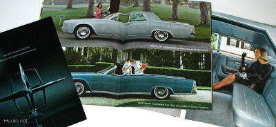 1965 Lincoln PRESTIGE esite - KUIN UUSI - ISO -20 sivua