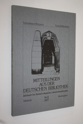 Jahrbuch fur finnisch-deutsche Literaturbeziehungen n:o 1...