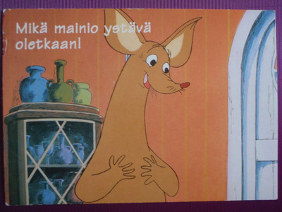 Nipsu kiittää ystävää