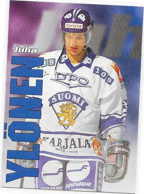 1998-99 CardSet Maajoukkue #47of47 Juha Ylönen HPK Jokerit