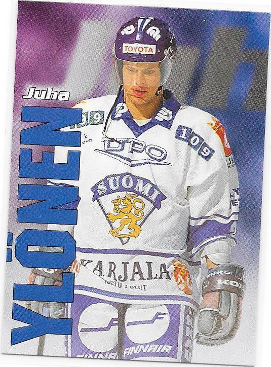 1998-99 CardSet Maajoukkue #47of47 Juha Ylönen HPK Jokerit
