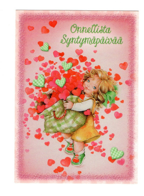 IHANA...°"Onnellista Syntymäpäivää"° -KORTTI / (KARTO)