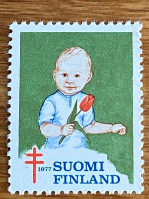 JOULUMERKKI POIKA JA TULPPAANI 1977**