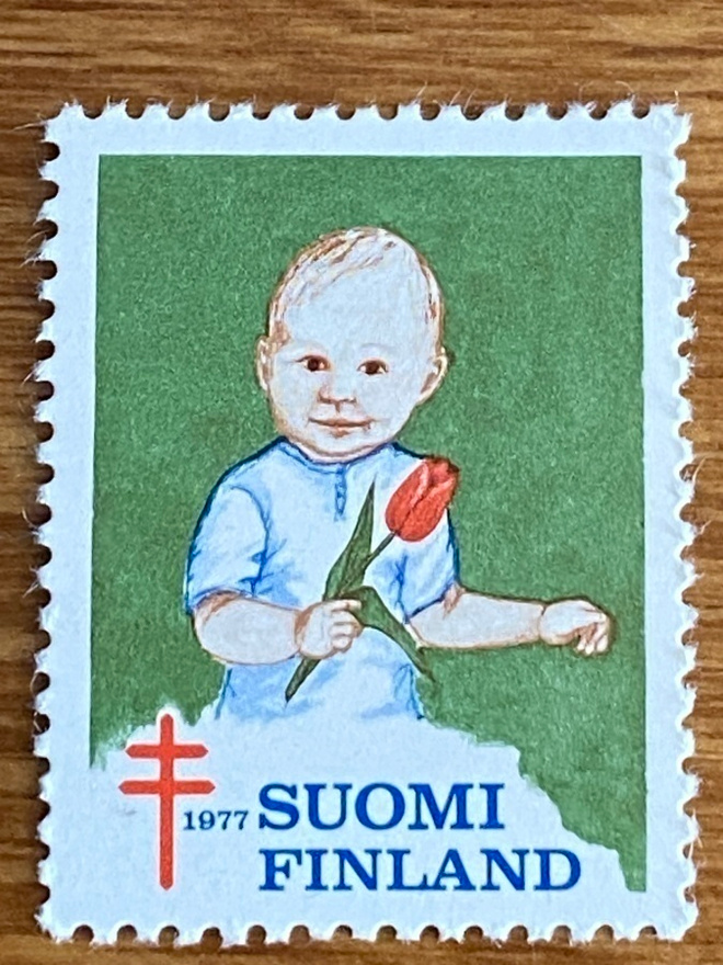 JOULUMERKKI POIKA JA TULPPAANI 1977**
