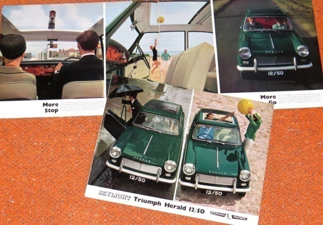 1965 Triumph Herald 12/50 esite - KUIN UUSI