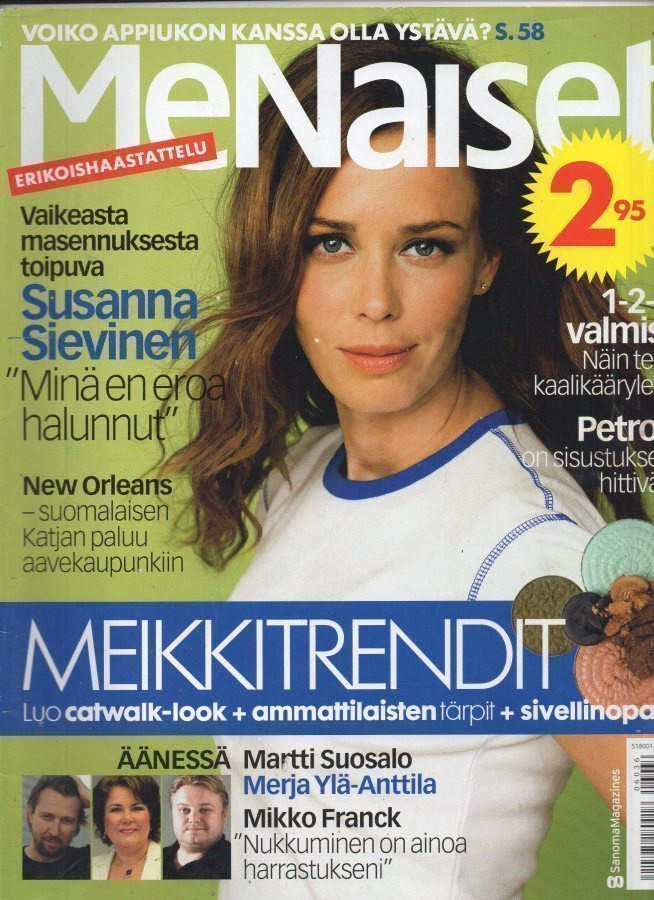 Me Naiset n:o 36 2006 Susanna Sievinen, minä en eroa halunut