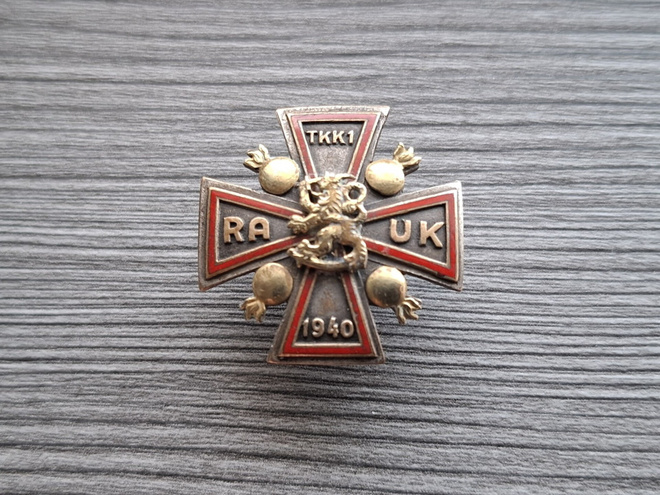 Kurssiristi  Tykistön Koulutuskeskus 1 RAUK 1940