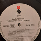 CARLY SIMON : THE BEST OF CARLY SIMON  LP - pikkukuva 3