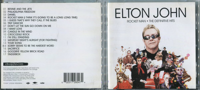 ELTON JOHN . CD-LEVY . ROCKET MAN . THE DEFINITIVE HITS