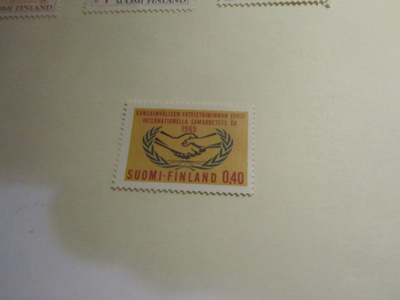 1965 kansainvälisen yhteistoiminnan vuosi , postituore