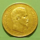 Ranska 100 Francs 1856, Napoleon III. HARVINAINEN. - pikkukuva 1
